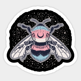 Transgender Bee Proud LGBT Pride Flag Sticker